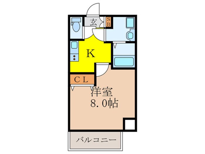 ASTIA西中島Ⅱの物件間取画像