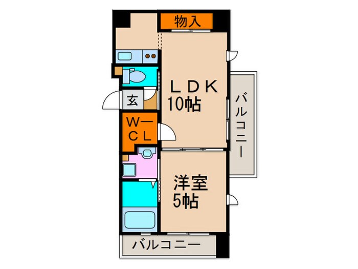ルグラン弐番館の物件間取画像