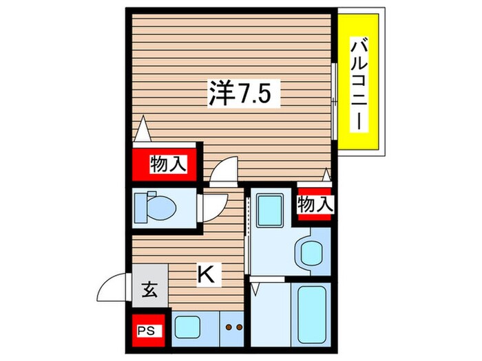 セントポーリア円町の物件間取画像