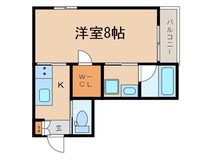 ラ・ベルヴィの物件間取画像