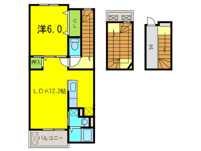 アルバモーダの物件間取画像