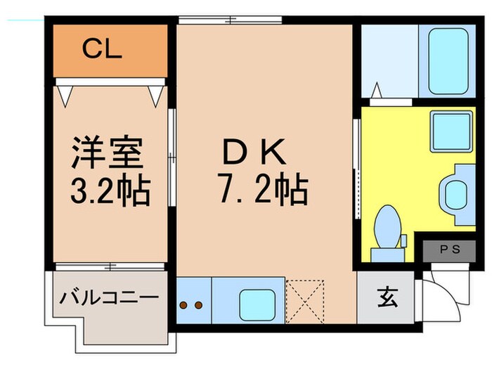 WEST９五条烏丸の物件間取画像