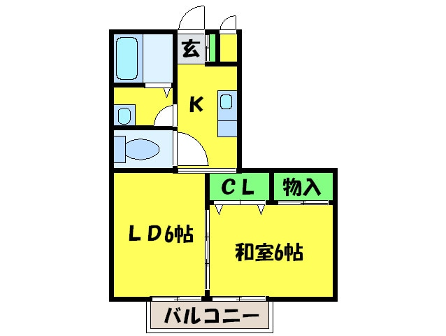 プチグリーンの物件間取画像