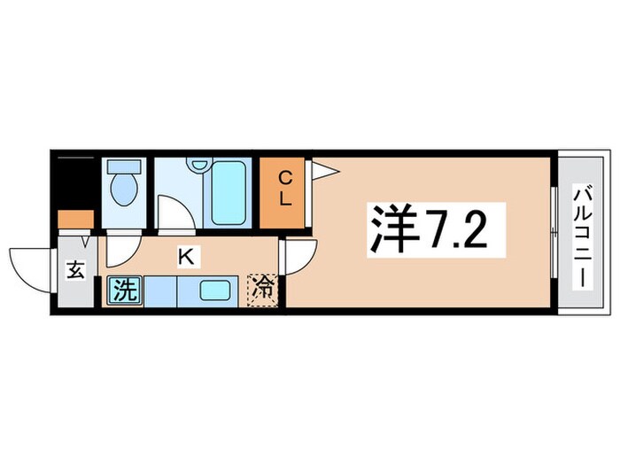 スィートリバティーの物件間取画像