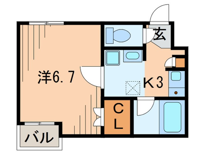 クレストの物件間取画像