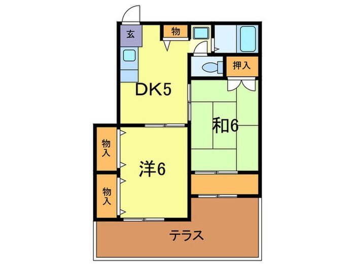 カサベルデ２の物件間取画像