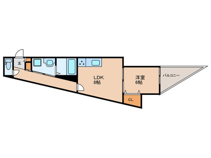Mirei 太秦天神川の物件間取画像