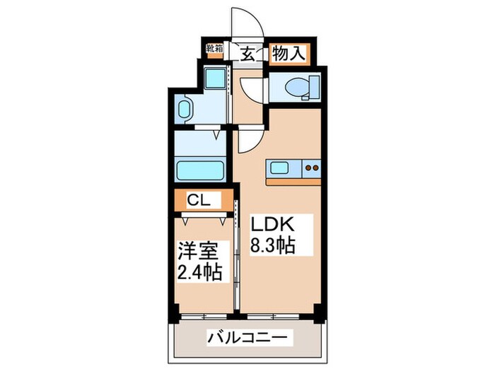 クローバー・グランツ北野田の物件間取画像