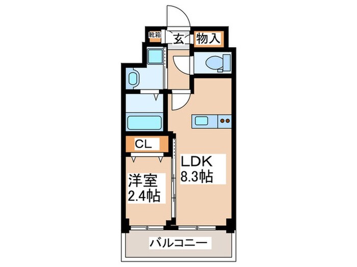 クローバー・グランツ北野田の物件間取画像