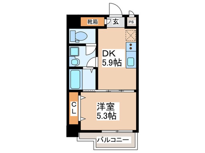 クローバー・グランツ北野田の物件間取画像