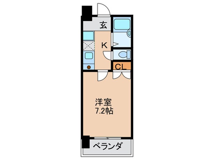 フレアコート北野の物件間取画像