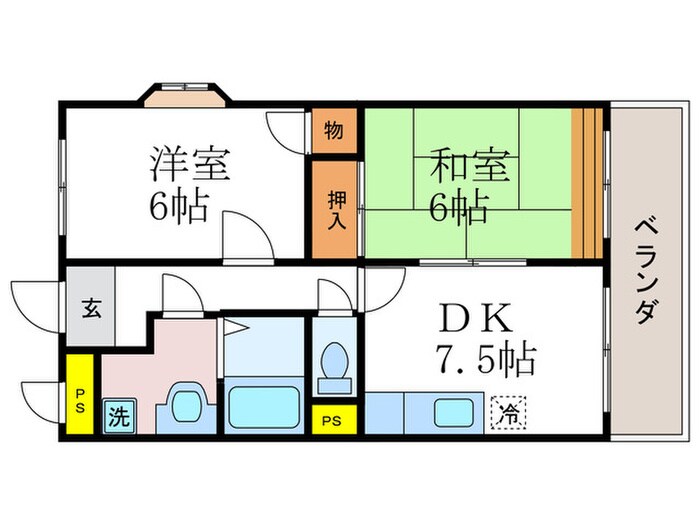 フォルセ桂の物件間取画像