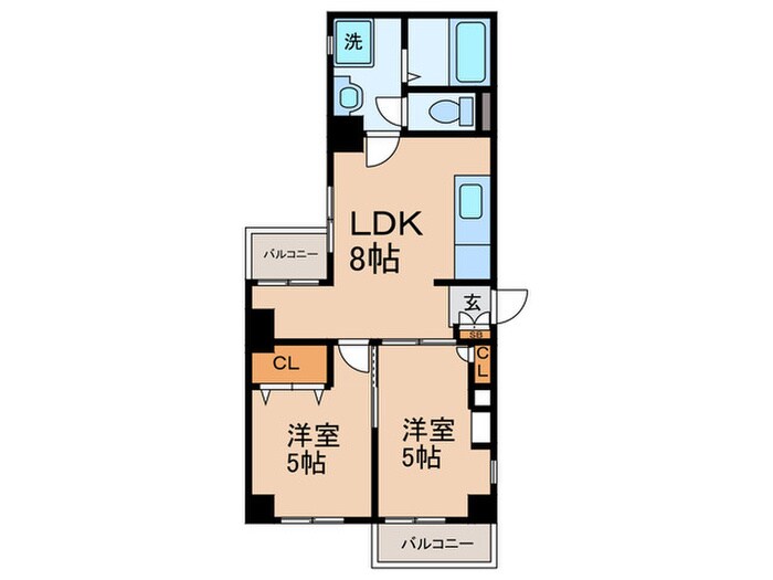 アダ－ジオ若王寺の物件間取画像