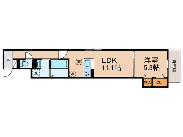 メゾン・ド・プレールの物件間取画像