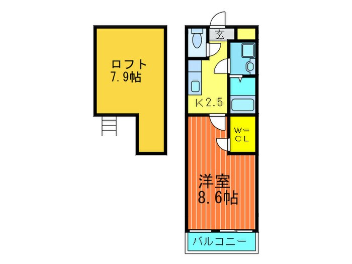 フジパレスフジマサの物件間取画像