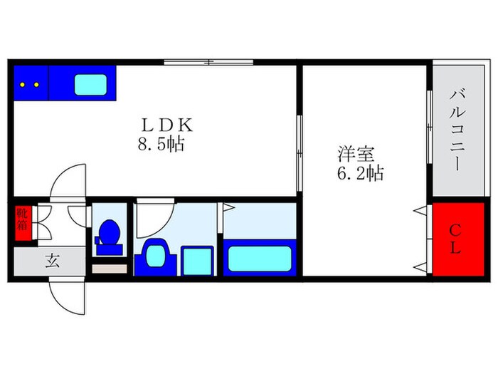 Dear Court Soneの物件間取画像