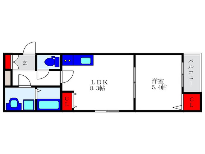 Dear Court Soneの物件間取画像