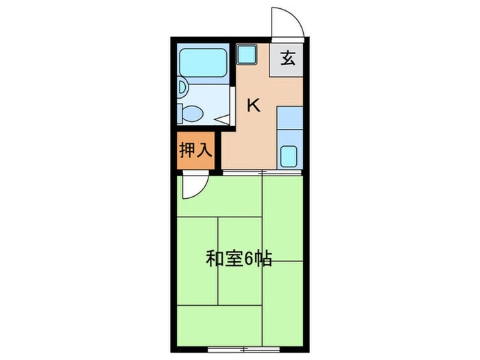 イケダハイツの物件間取画像