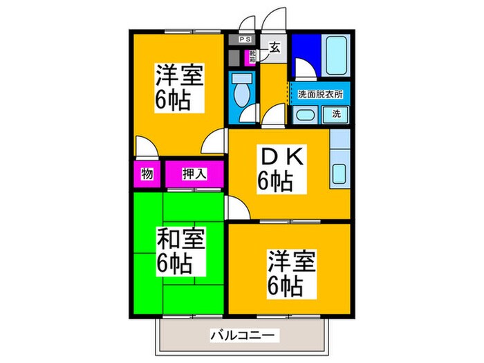 物件間取画像