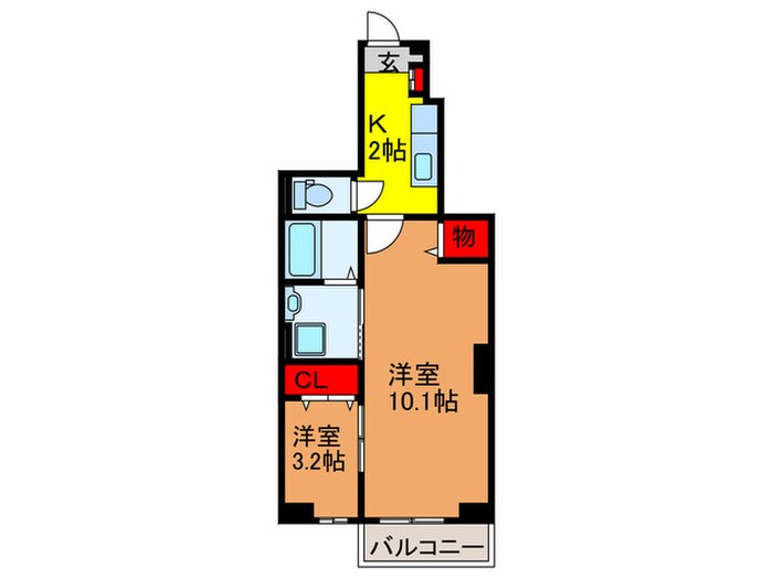 メゾン太陽の物件間取画像