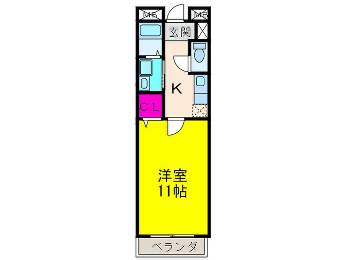 ア－ルメゾンアワジの物件間取画像