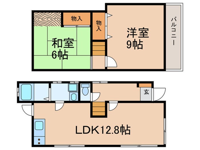 南多聞台3丁目貸家Ⅱの物件間取画像