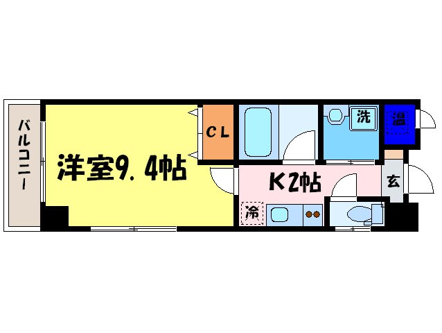 ツインシス御池の物件間取画像