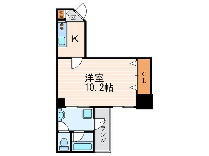 ツインシス御池の物件間取画像