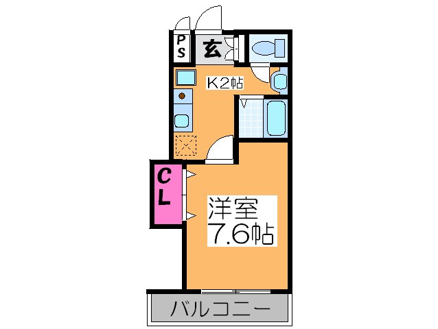 ＭＰＬＡＺＡ住吉公園弐番館の物件間取画像