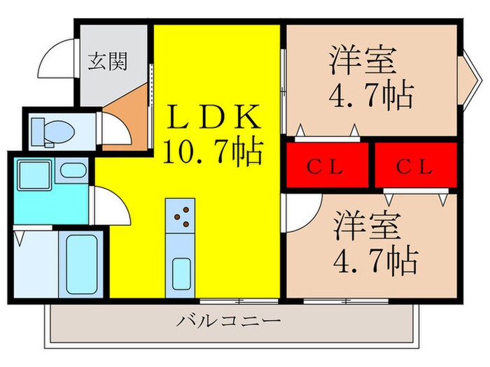 仮)M・Celeste柏原今町の物件間取画像