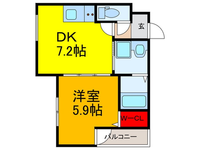 フジパレス弥刀Ⅴ番館の物件間取画像