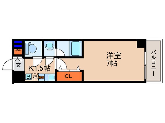 Luxe京都西大路の物件間取画像