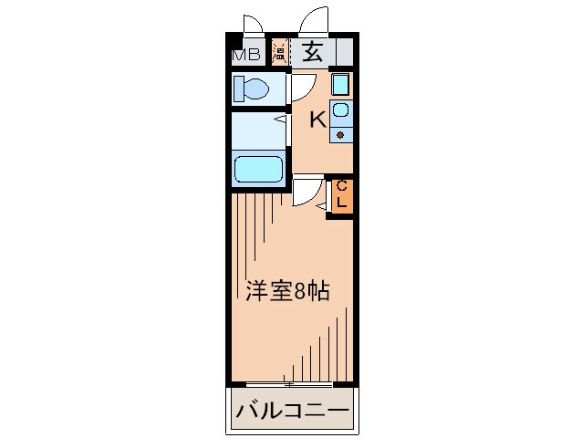 Ｋ緑地の物件間取画像