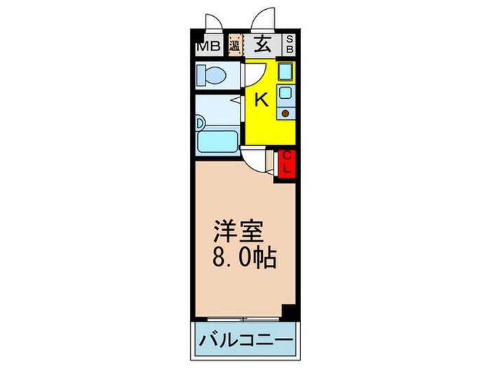 Ｋ緑地の物件間取画像