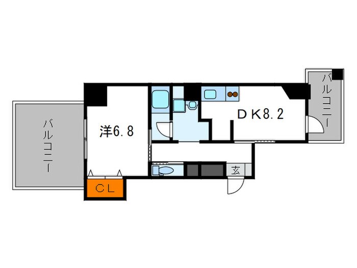 フラワ－ハイツひまわりの物件間取画像