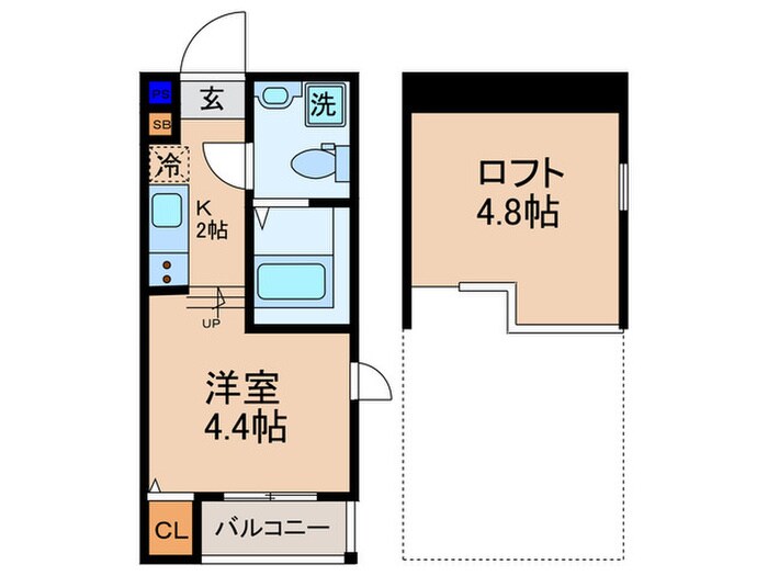 サンライズ十条の物件間取画像