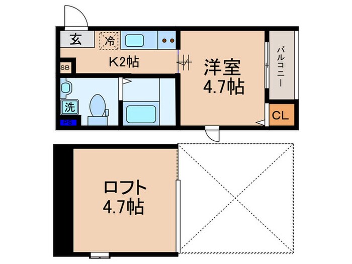サンライズ十条の物件間取画像