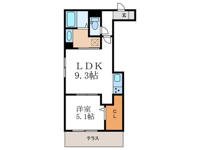 アレーズ向日町の物件間取画像