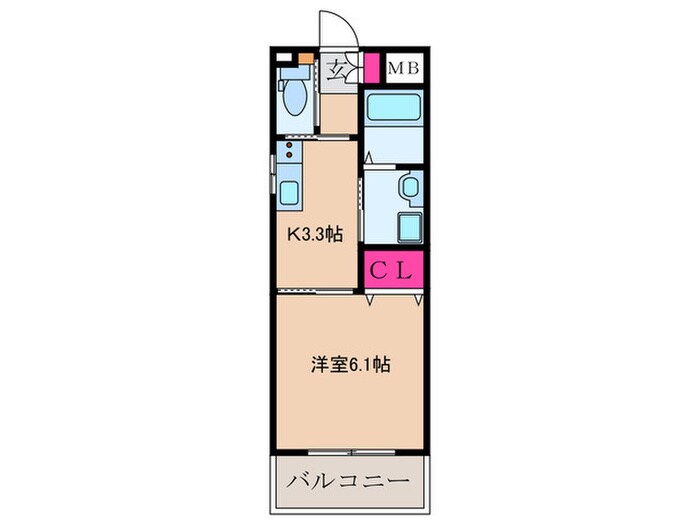 CONFORT TOWAⅡの物件間取画像