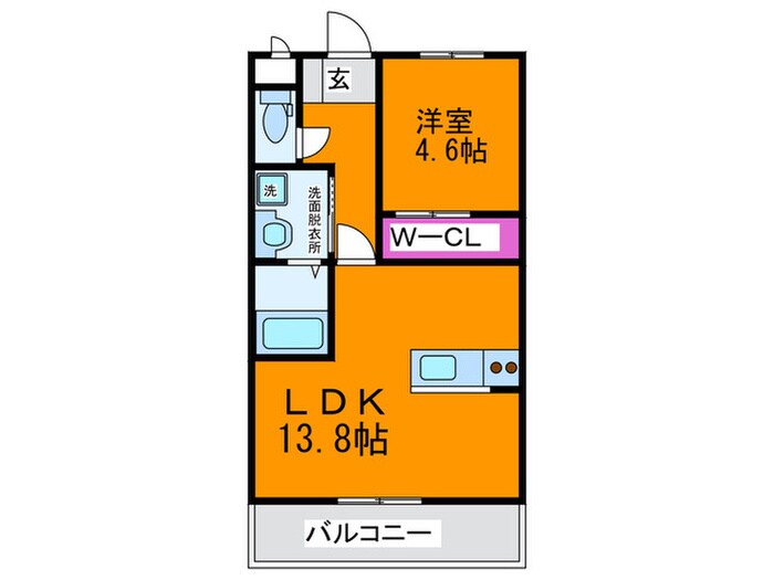 ロッシュ・フォ－レの物件間取画像