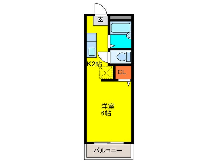 ヴィラ－ジュみのおＡの物件間取画像