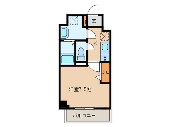 レグルス緑橋の物件間取画像