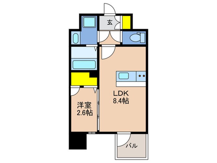 エスリード神戸三宮ヒルズの物件間取画像