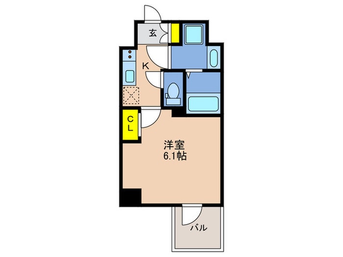 エスリード神戸三宮ヒルズの物件間取画像