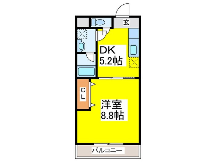 ブルーム浜寺の物件間取画像