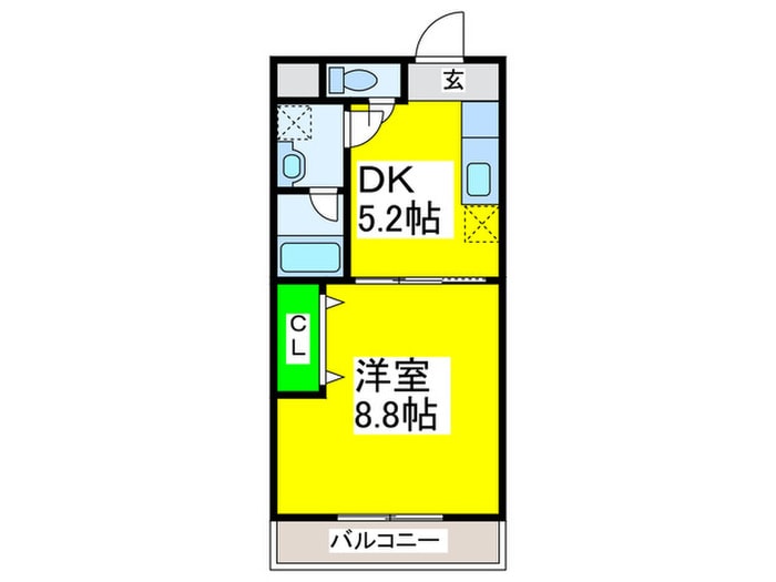 ブルーム浜寺の物件間取画像