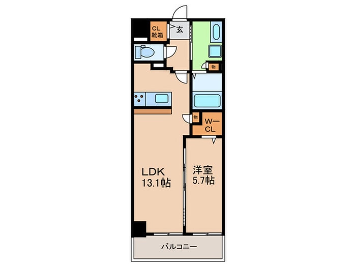 アンシャンテ岡本町の物件間取画像