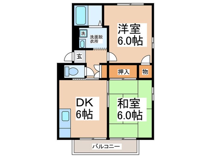 物件間取画像