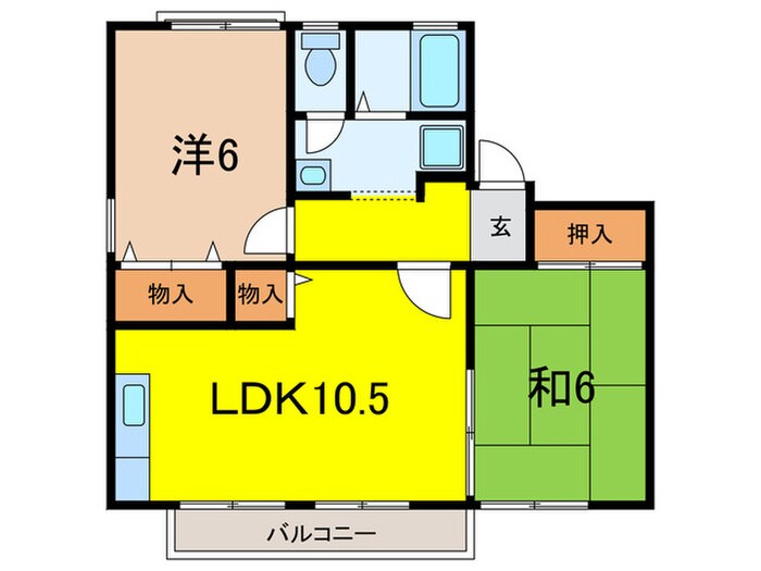 ファミールハイツの物件間取画像