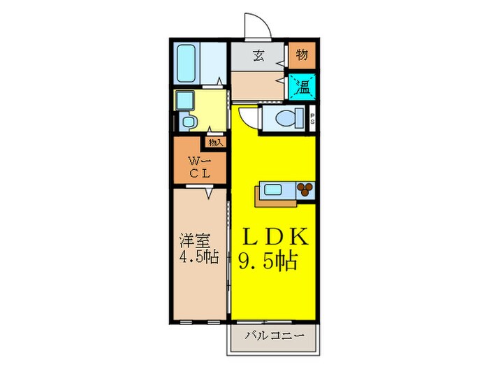 サンベルスの物件間取画像